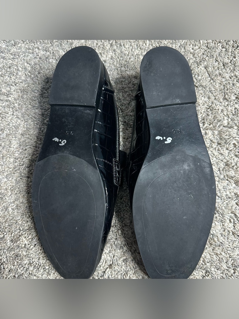 Jeffrey Campbell Velviteen loafers 9.5 black horsebit quiet luxury slip on - Picture 9 of 14